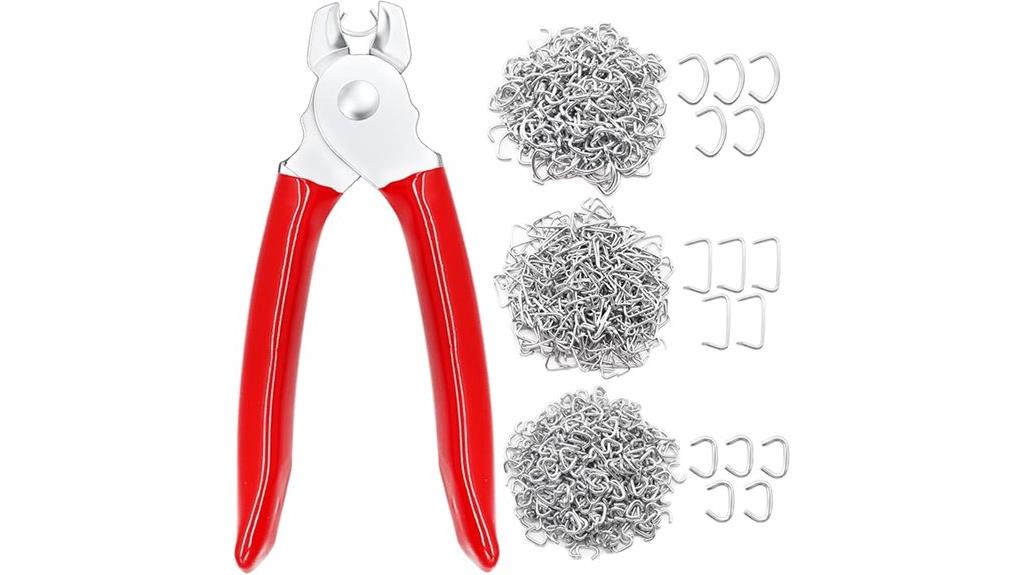 hog rings with pliers