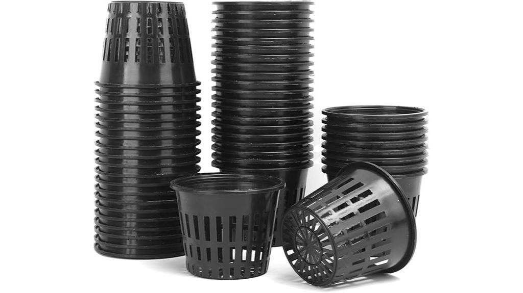 hundred 3 inch hydroponic pots