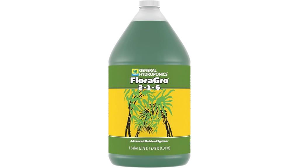 hydroponic fertilizer gallon size