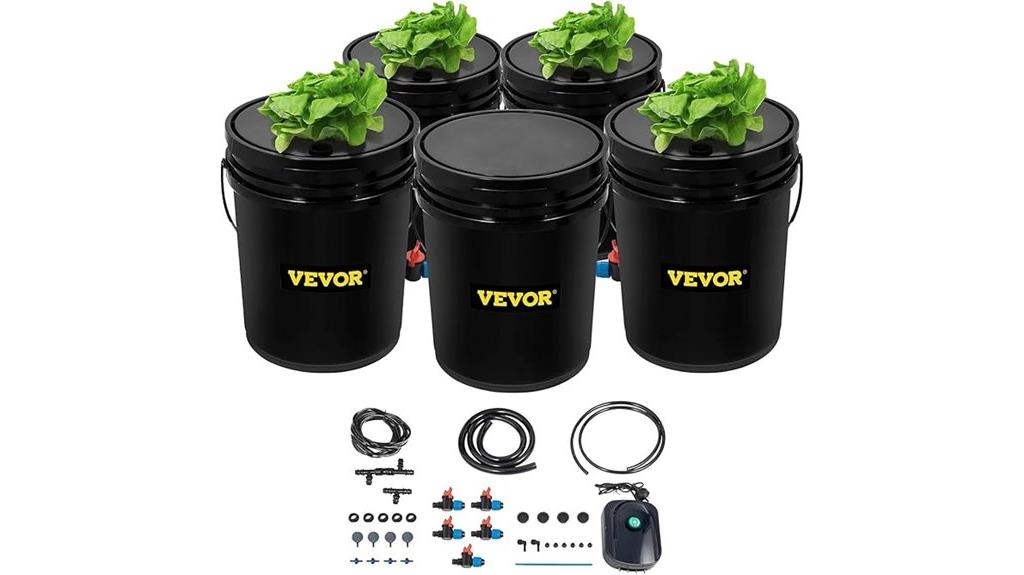hydroponic system with pump