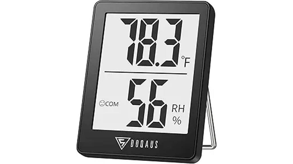 indoor humidity and temperature