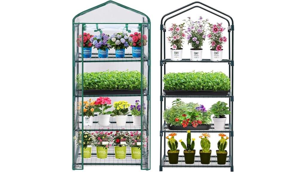 indoor outdoor mini greenhouse