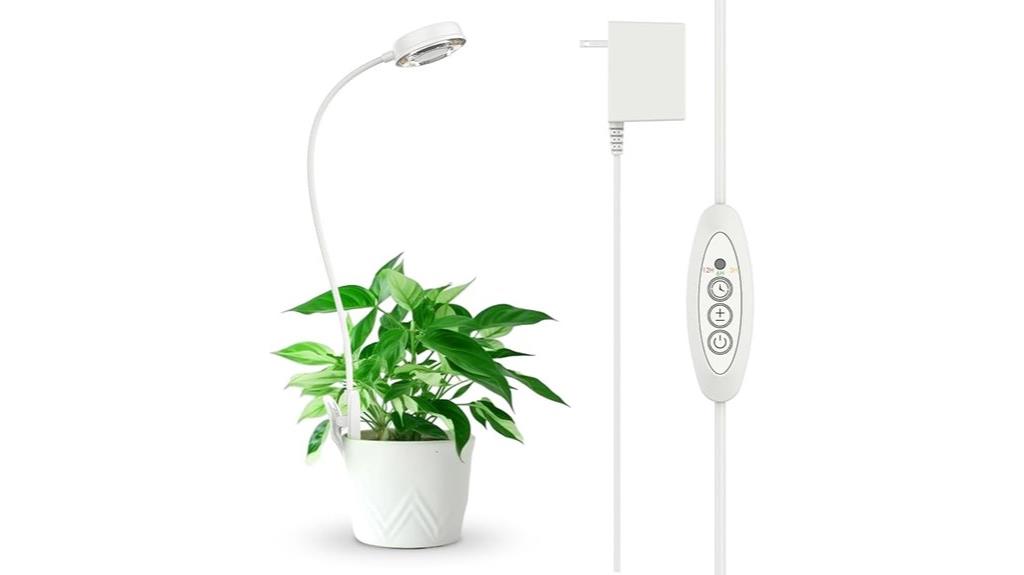 indoor plant clip on lamp