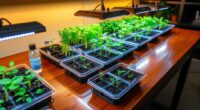 indoor seed starting stations