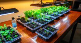 indoor seed starting stations