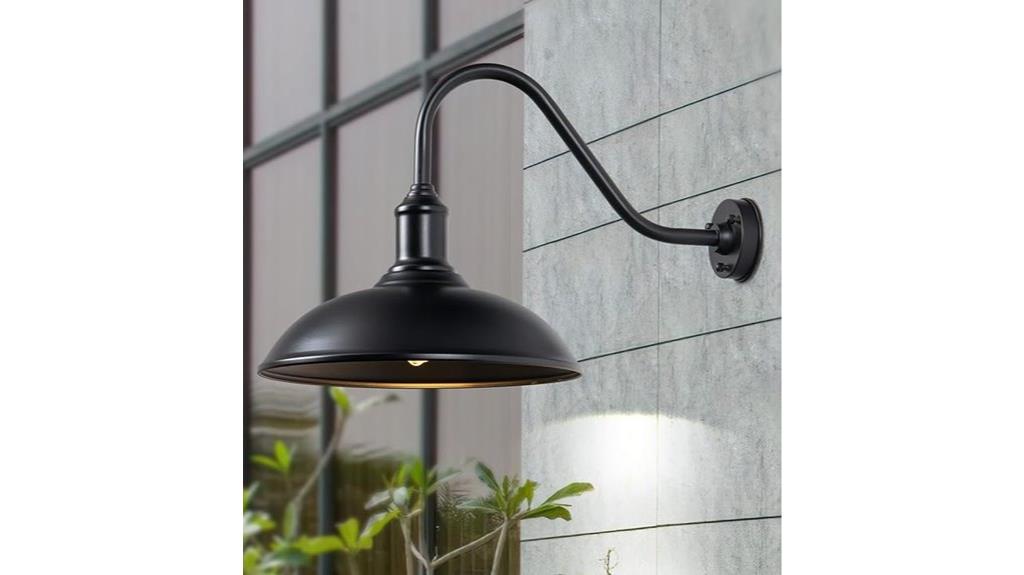 large black barn light