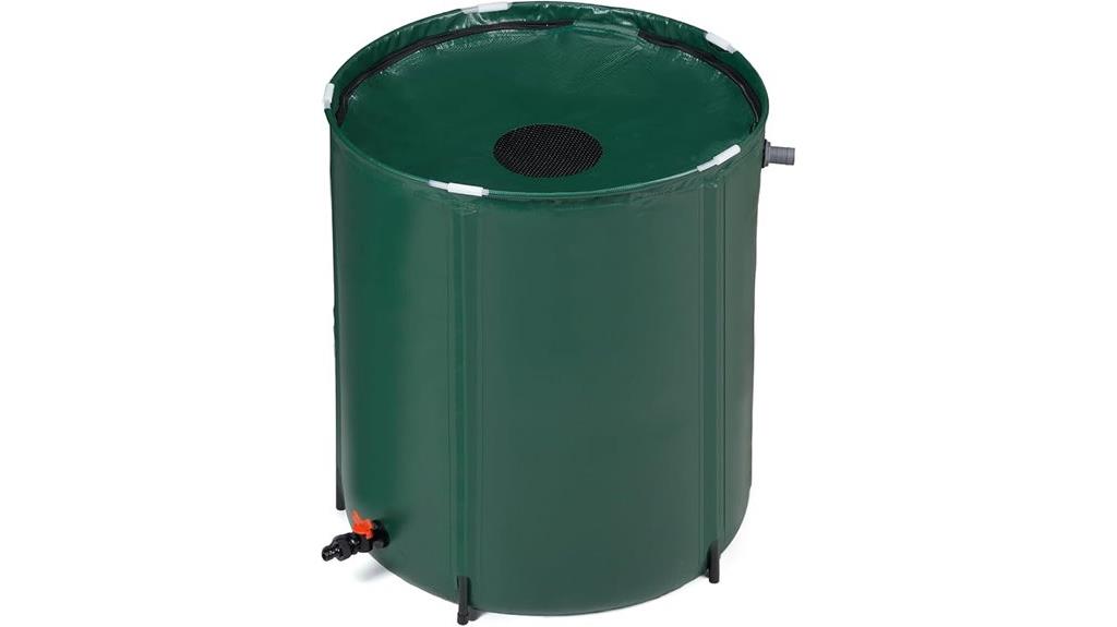 large collapsible rain barrel