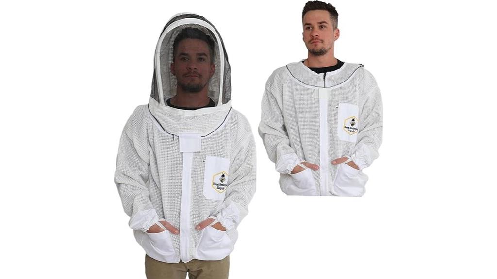 large forest beekeeping protective gear