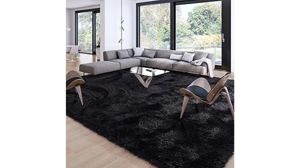 large indoor shaggy rug