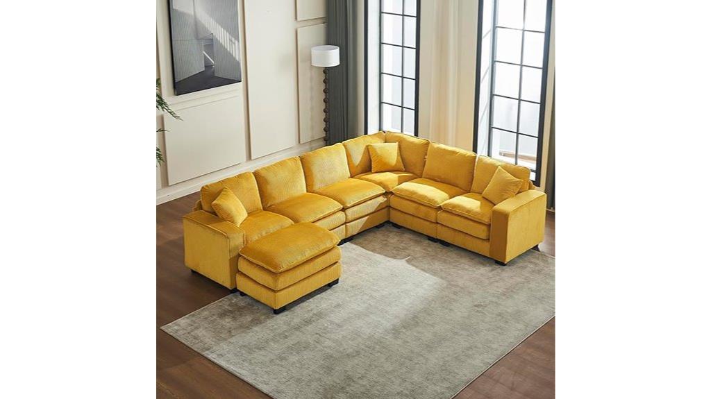 large modular couch