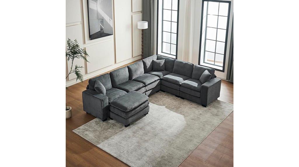 large modular seating arrangement