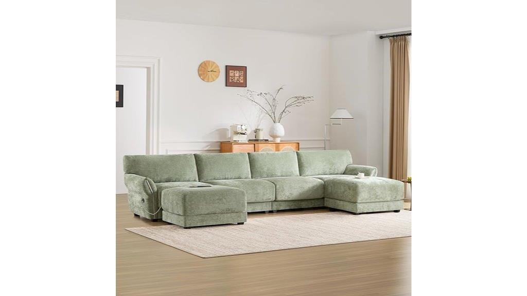 large modular sofa set