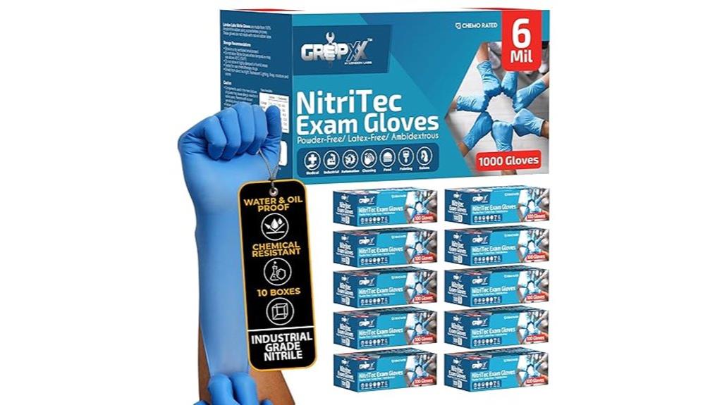 large pack of nitrile gloves