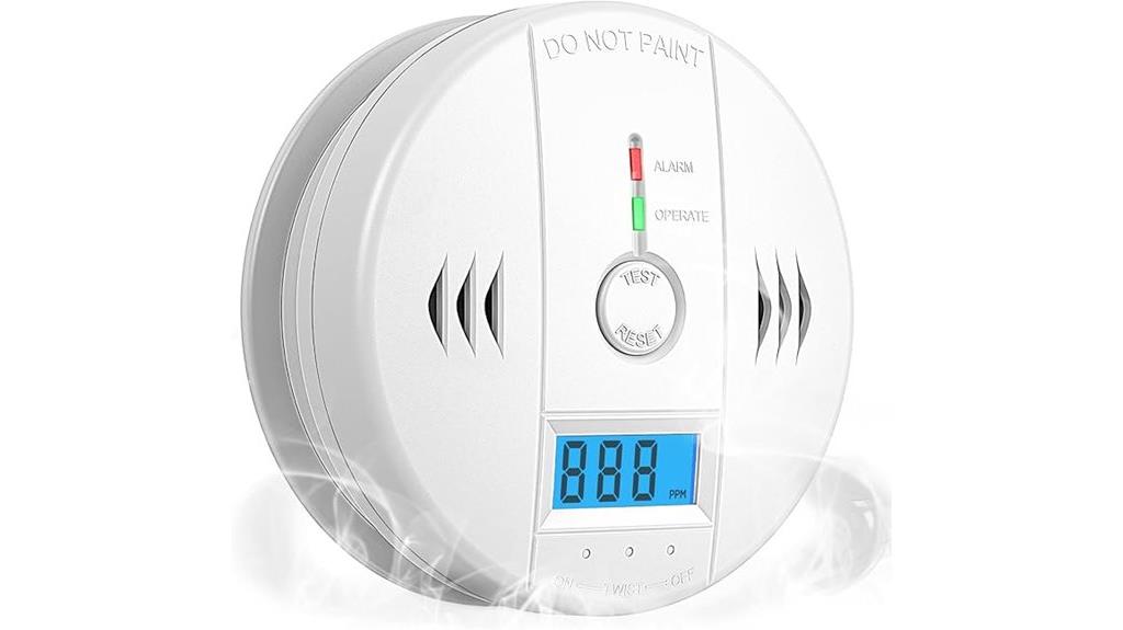 lcd display co detector