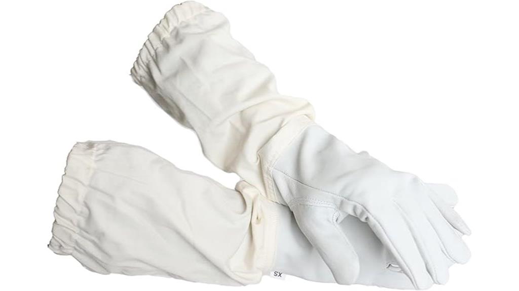 leather beekeeping glove