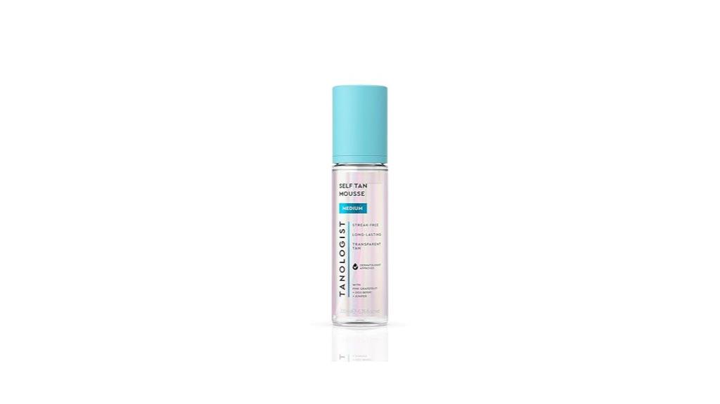 light airy self tanning mousse