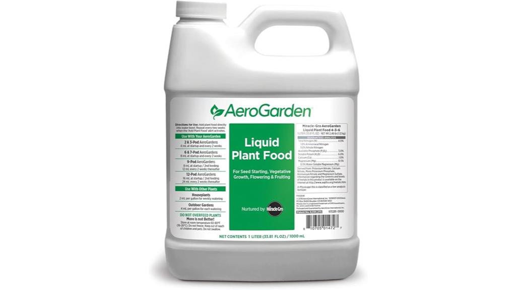 liquid nutrients for aerogardens