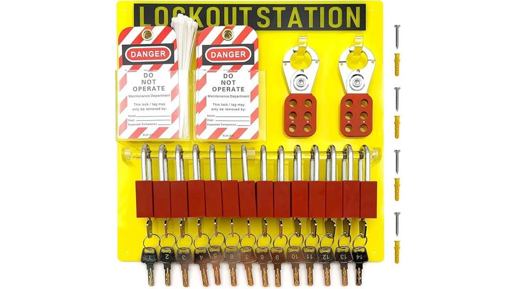 lockout tagout station kit