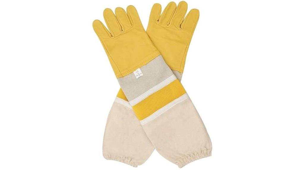 long sleeved elastic cuffs gloves