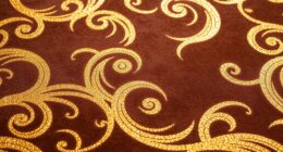 luxury metallic silk rugs