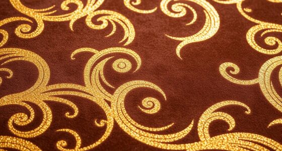 luxury metallic silk rugs