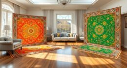 luxury oversized silk carpets
