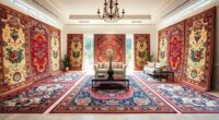 luxury silk rug selection