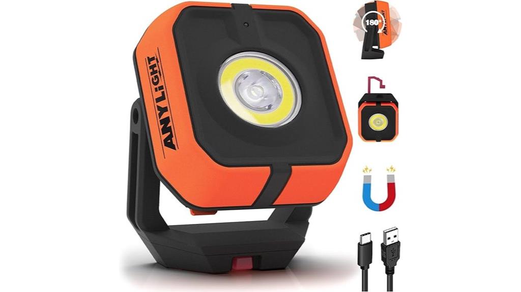 magnetic rechargeable work light