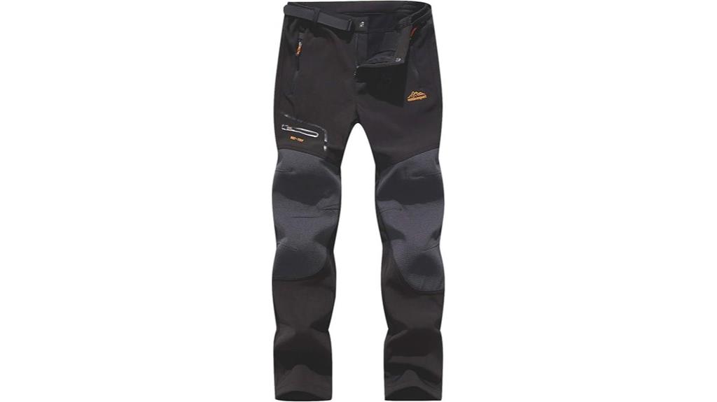 men s waterproof fleece pants