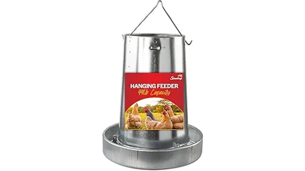 metal poultry feeder