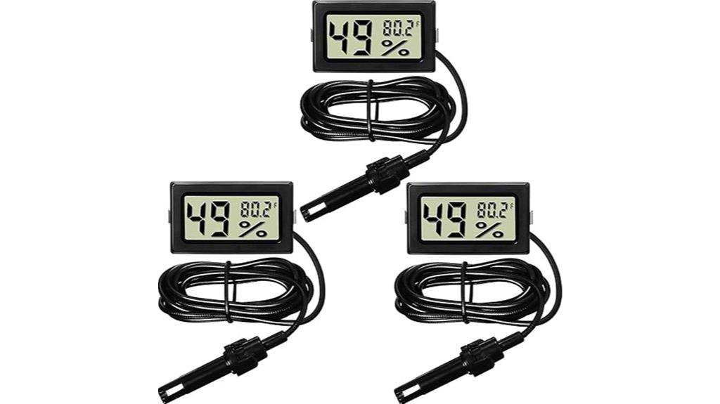 mini digital temp humidity meters