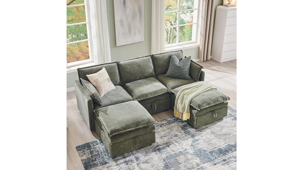 modern u shape sofa