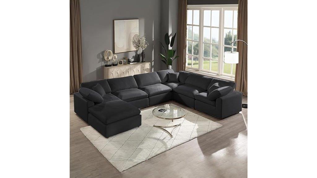 modular sleeper ottoman sofa