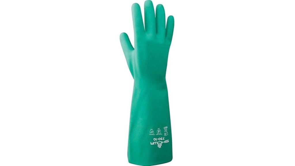 nitrile safety gloves pack
