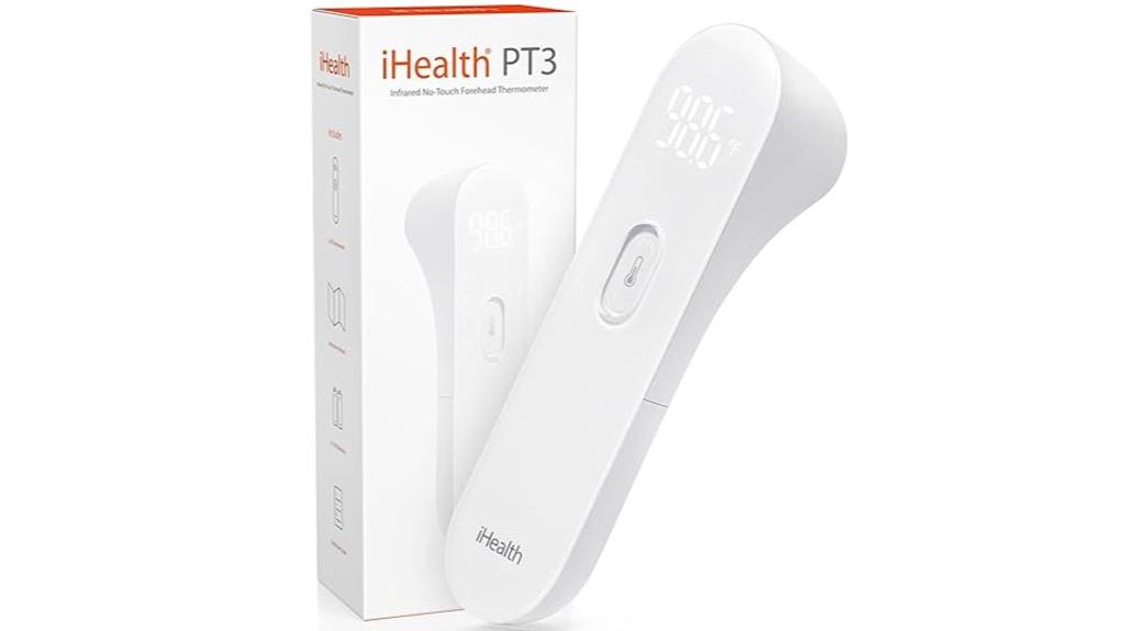 no touch forehead thermometer