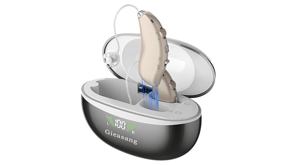 noise cancelling rechargeable hearing aids