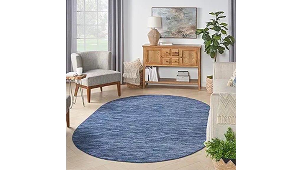 nourison navy blue rug