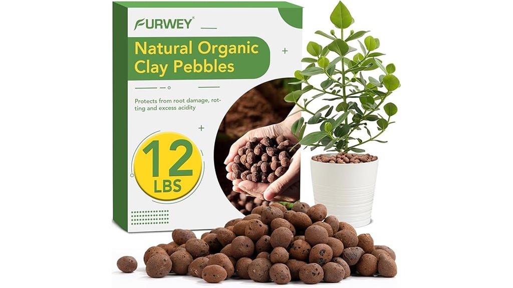 organic clay pebbles