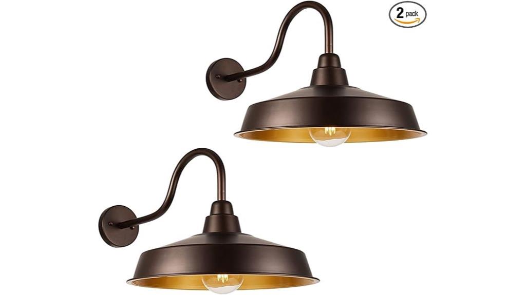 outdoor barn light set