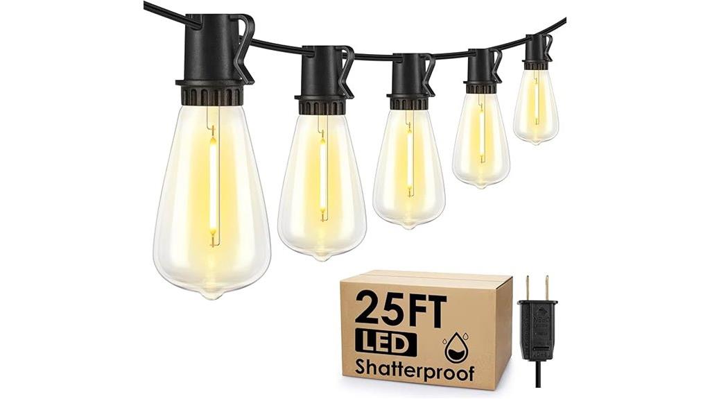 outdoor dimmable waterproof edison