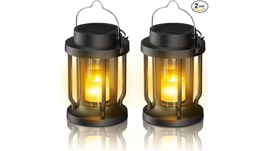 outdoor solar hanging lanterns