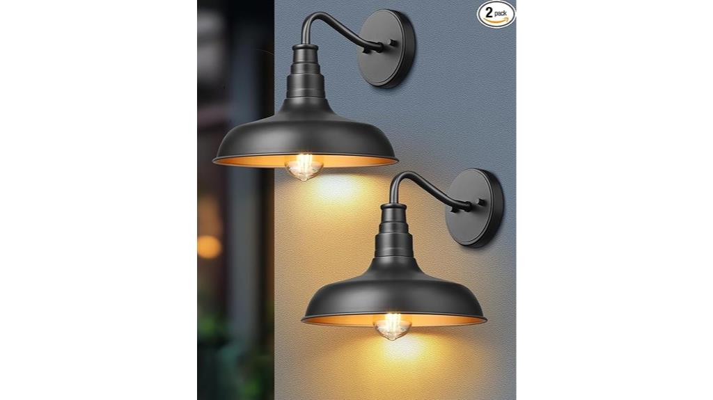outdoor wall light duo