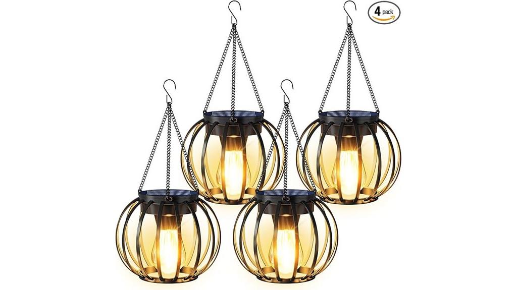 outdoor waterproof solar lanterns