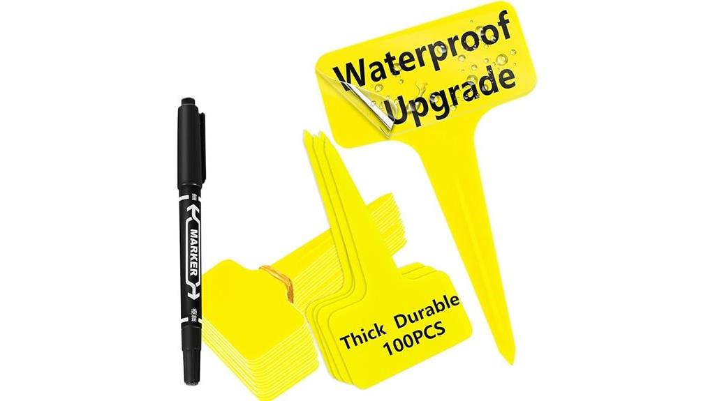 plastic plant labels set