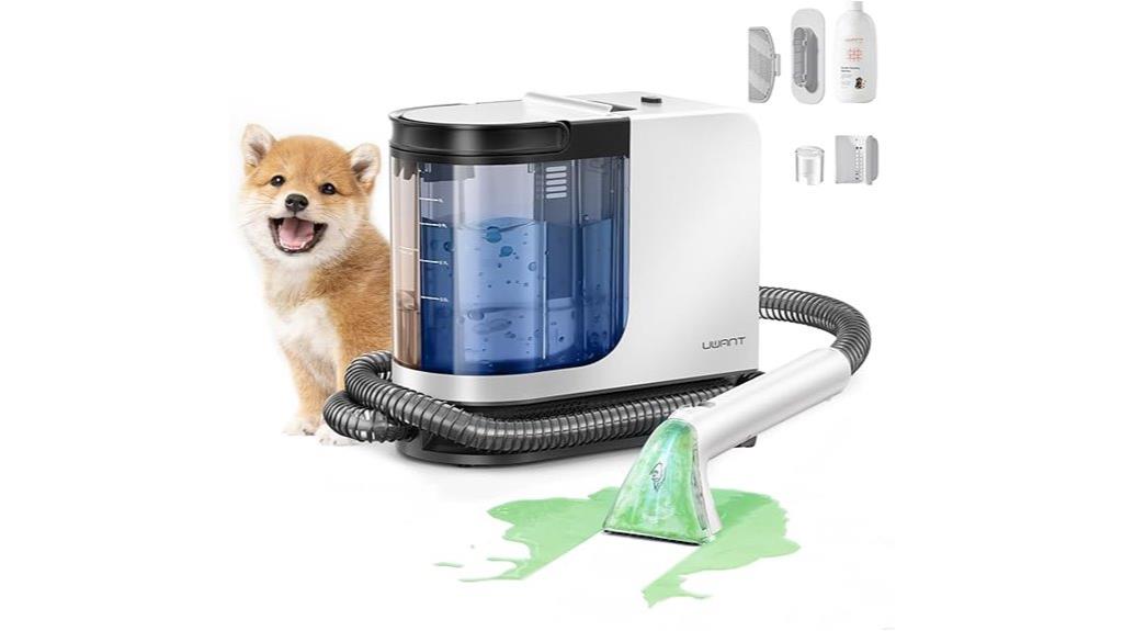 portable carpet cleaner 18kpa suction