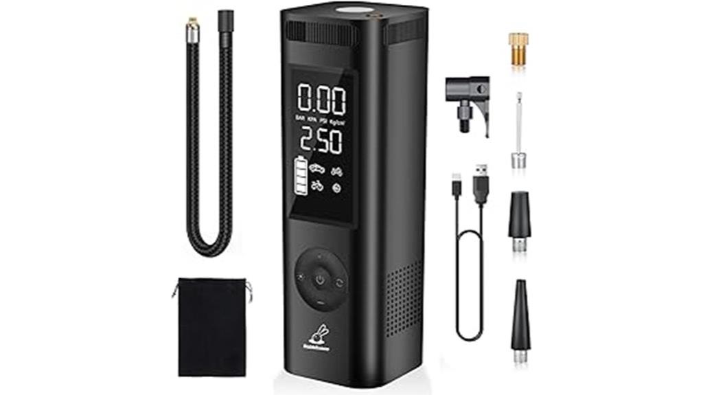 portable tire inflator compressor
