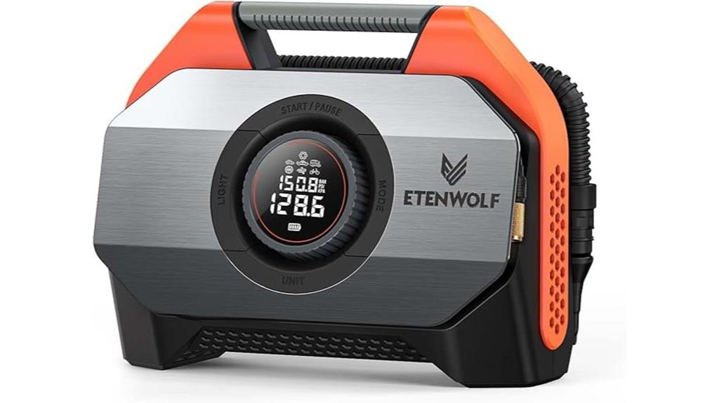 portable vortex tire inflator