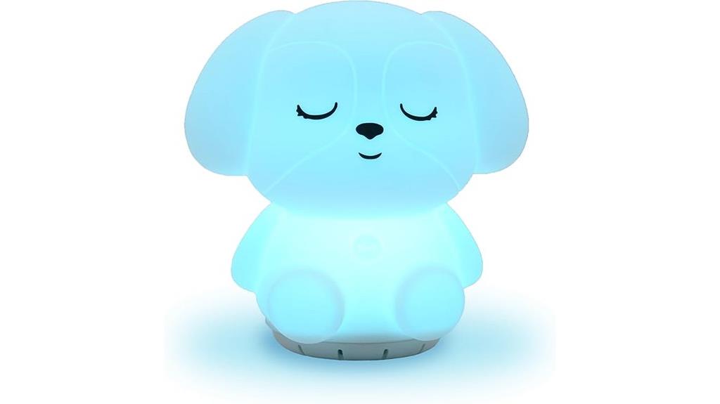 puppy night light noise