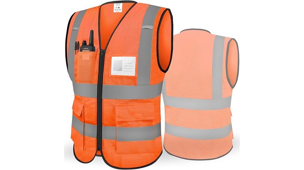 reflective safety vest unisex