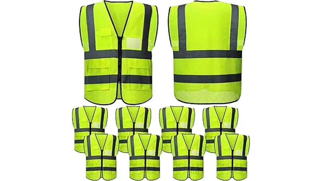 reflective vest with pockets